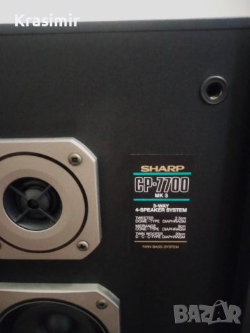 Sharp CP-7700 Hi-Fi тонколони (Made in Germany, с предпазни решетки), снимка 4 - Тонколони - 51916754