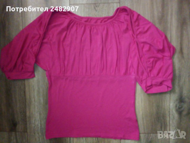 Дамска блуза със 7/8 ръкав, снимка 1 - Блузи с дълъг ръкав и пуловери - 41961172