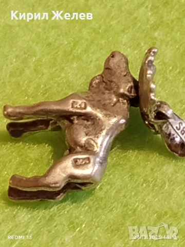 Сребърна висулка ЛОС много красива ювелирна изработка 13425, снимка 9 - Колиета, медальони, синджири - 52884591