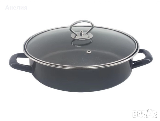 Тава с капак Rosberg-черна