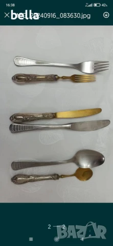 Сребърни стари прибори Солинген комплект , снимка 18 - Антикварни и старинни предмети - 50576022