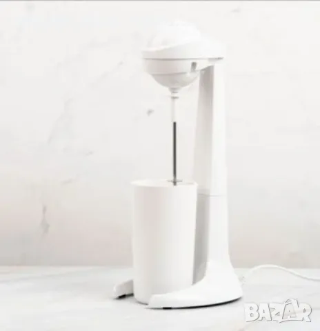 Миксер за фрапе, 100W,  450мл.мерителна чаша, Черен, бял, снимка 5 - Миксери - 49634628