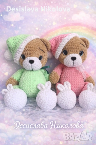 Плетени играчки, амигуруми , снимка 3 - Плюшени играчки - 53747206