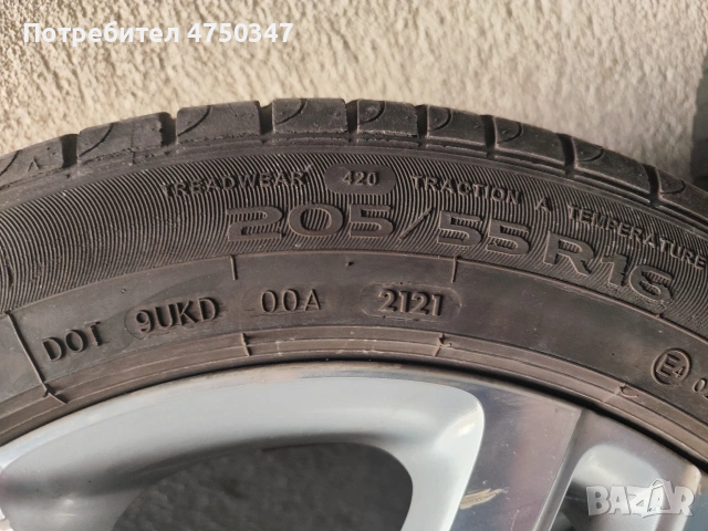 Лети джанти с летни гуми16.
5×112., снимка 6 - Гуми и джанти - 53648759
