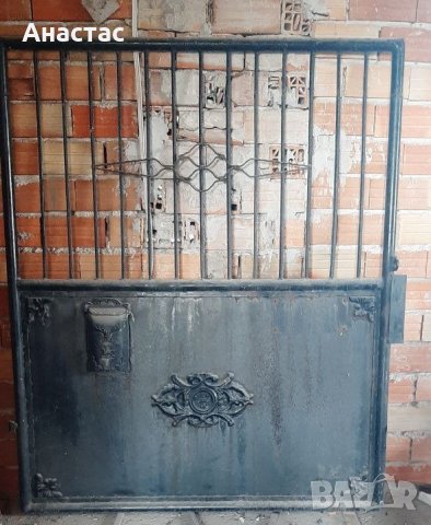 Портал - двоен от масивно желязо, с декоративни елементи от ковано желязо, снимка 3 - Входни врати - 41587862