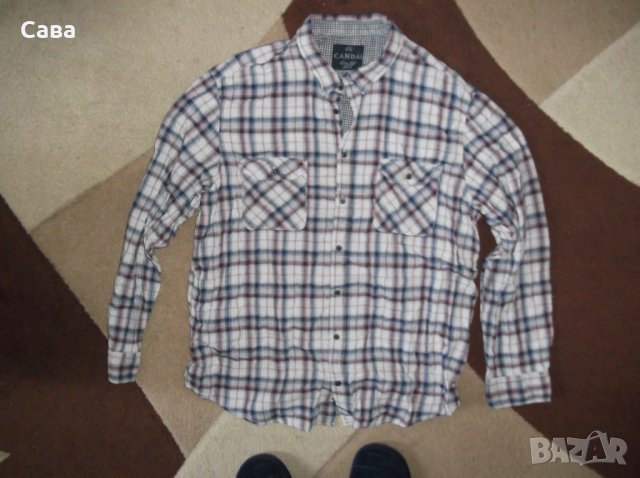 Риза CANDA  мъжка,2ХЛ, снимка 2 - Ризи - 39712114
