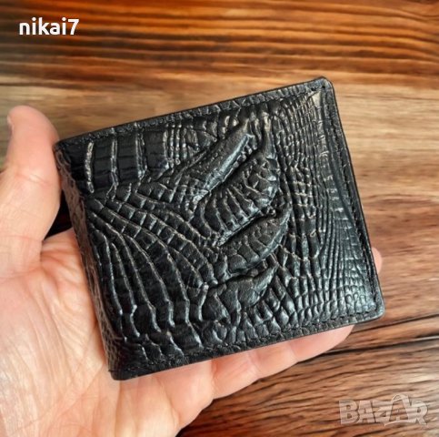 мъжки портфейл функционален има джоб за монети с тик так копче