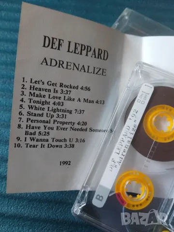 Def Leppard – Adrenalize - аудио касета, снимка 2 - Аудио касети - 49275295