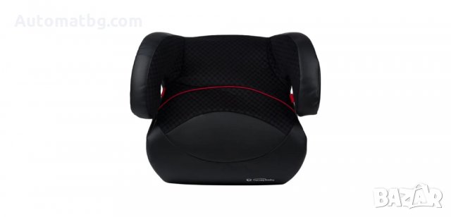 BOOSTER Кожена седалка за кола черна червена ивица 18-36 кг, Automat, снимка 1 - Столчета за кола и колело - 33785694