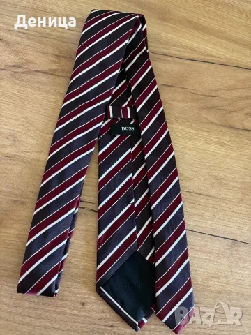 Мъжка копринена вратовръзка Hugo Boss, снимка 5 - Други - 55802972