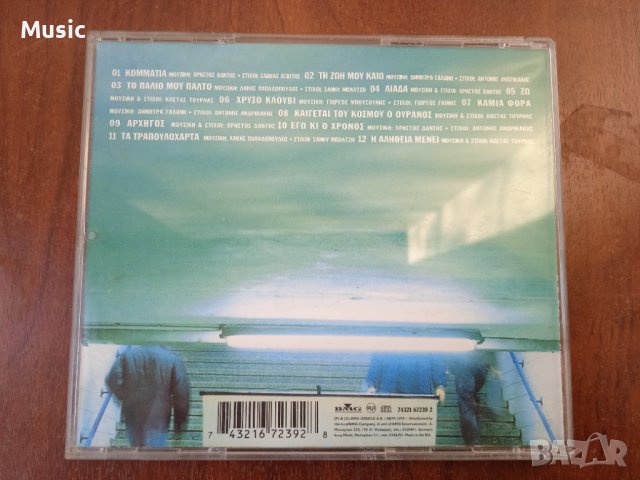 Χρήστος Δάντης ‎– Το Παλιό Μου Παλτό оригинален диск с гръцка музика, снимка 2 - CD дискове - 40051065