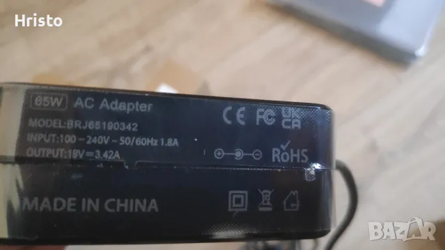 Зарядно за лаптоп ASUS 19V 3.42A 65W 5.5*2.5 букса, снимка 2 - Кабели и адаптери - 48917884
