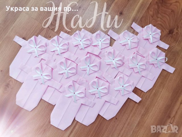 Салфетки боди за бебешка погача , снимка 4 - Други - 35899294