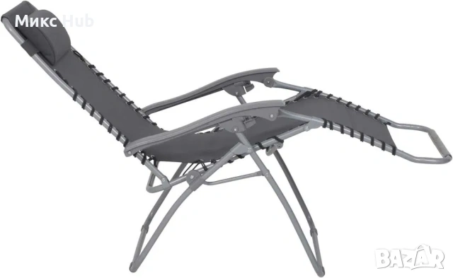 Сгъваем градински шезлонг/ стол 65х112х90 см 