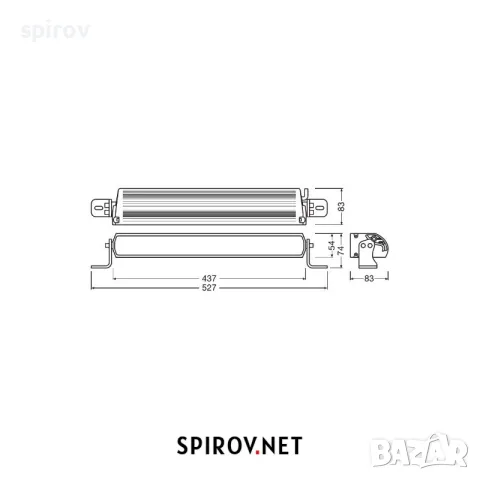 LED бар OSRAM LEDriving FX500-CB SM GEN2 12/24V 3750lm 6000K, снимка 2 - Части - 55745804