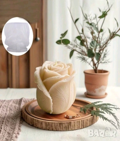 Молд роза пъпка (2)