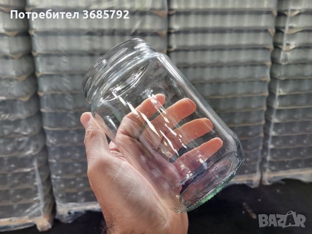 Стъклени буркани 720 мл. с винт - чисто НОВИ, снимка 1 - Буркани, бутилки и капачки - 41603132