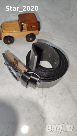 Мъжки колани от естествена телешка кожа с големи размери за големи мъже, снимка 4 - Колани - 39795064