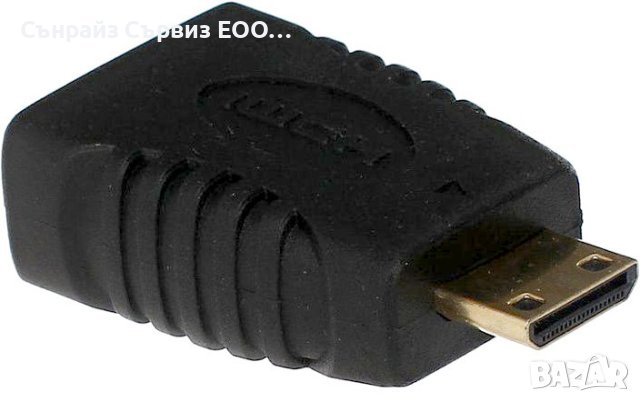 HDMI-M MINI to HDMI-F, снимка 2 - Кабели и адаптери - 42223752