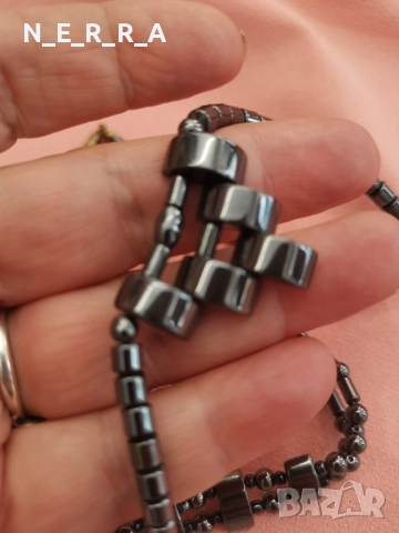 Комплект от хематит, снимка 3 - Бижутерийни комплекти - 51793749