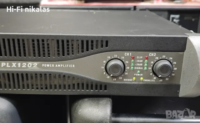 професионално крайно стъпало усилвател QSC PLX 1202, снимка 4 - Ресийвъри, усилватели, смесителни пултове - 56038794
