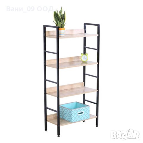 126см! Красива голяма етажерка в индустриален стил, снимка 3 - Етажерки - 31403701