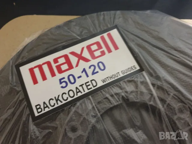 Магнетофонна лента Maxell 50 микрона.Лента за шпули 26,5 см, снимка 3 - Други - 49135148