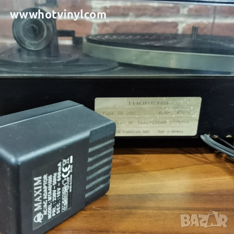 Грамофон Thorens TD-280 MK II, снимка 5 - Грамофони - 52943292
