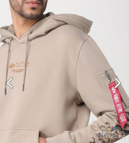 Страхотен мъжки суитчър ALPHA INDUSTRIES размер М 