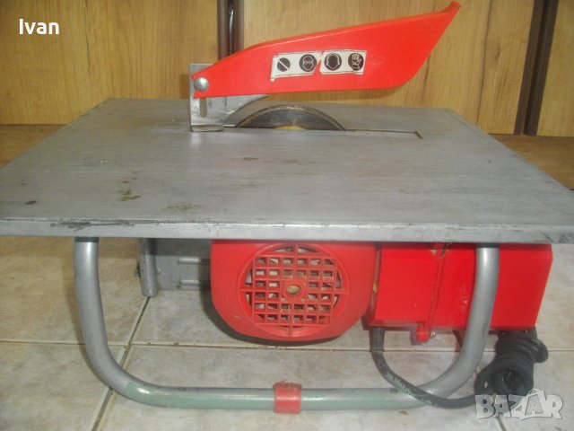 Електрическа Машина За Сухо/Мокро Рязане На Плочки/Плочи-Почти Нова-Ъгъл Рязане 0-45 Градуса-Отлична