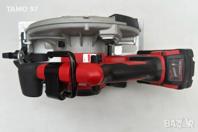 Milwaukee M18 BLCS66 - Акумулаторен безчетков циркуляр 2x18V 5.0Ah, снимка 3 - Триони и циркуляри - 52979459