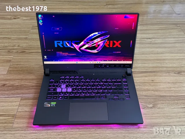 165Hz Asus ROG Strix G15`Ryzen 7-6800H/16GB DDR5/512GB NVMe/RTX 3060/QHD 2560x1440/Бат 8ч
