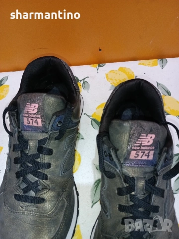 New Balance 574 кожени N 39, снимка 3 - Маратонки - 53360774
