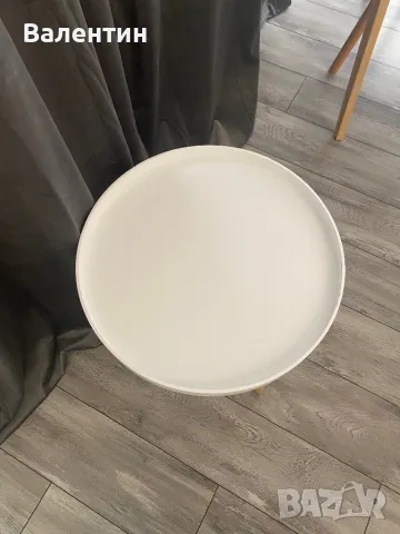 Кръгла помощна масичка , снимка 4 - Маси - 50215518