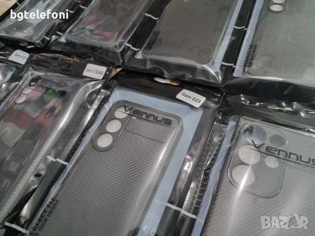 Samsung A13 4G/5G,A14,A24,A34,A54,S23,S23 Ultra бизнес карбон силикон, снимка 3 - Калъфи, кейсове - 41455335