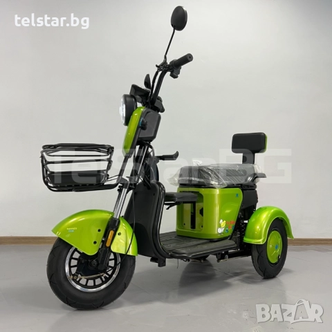 Електрическа триколка 2+1 750.2 Тип VESPA STYLE с диференциал Нов модел, високопроизводителни батери, снимка 6 - Мотоциклети и мототехника - 52407175