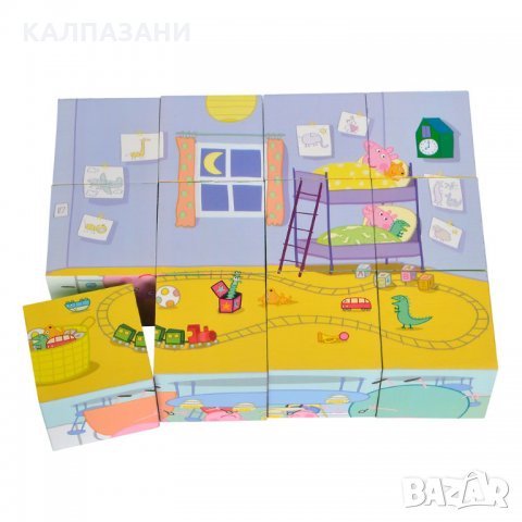 Peppa Pig Дървени кубчета 109265708, снимка 2 - Игри и пъзели - 35999476