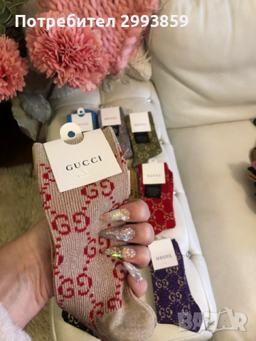 намалям*Чорапи Гучи*ламе 3/4+7/8*GUCCI, снимка 3 - Други - 35110380
