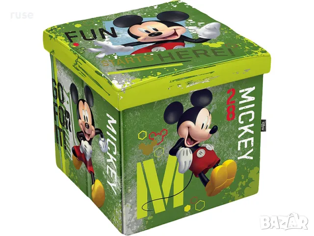 НОВИ! Табуретка сгъваема Disney 3в1 38х38х38см до 150кг, снимка 2 - Мебели за детската стая - 48592417