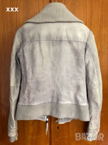 Дамско кожено яке, снимка 5 - Якета - 52096446