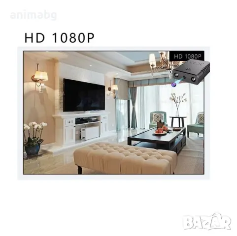 ANIMABG Mini камера за нощно виждане, Full HD 1080P, Поддържа TF карта, снимка 6 - Друга електроника - 48471612