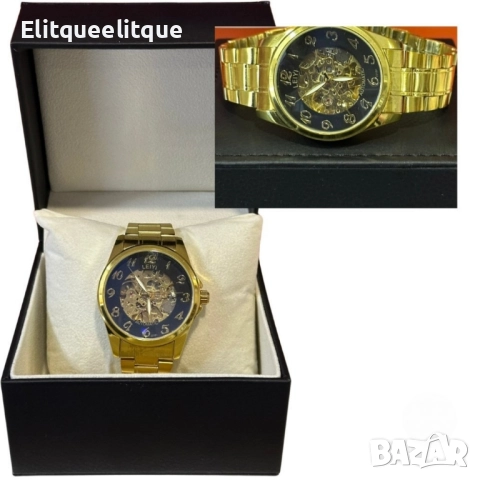 Луксозен мъжки часовник LEIYI – стил и прецизност в едно, снимка 4 - Мъжки - 52278084