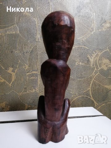 Африкански дърворезби от абаносова тежка дървесина, снимка 10 - Статуетки - 40112415