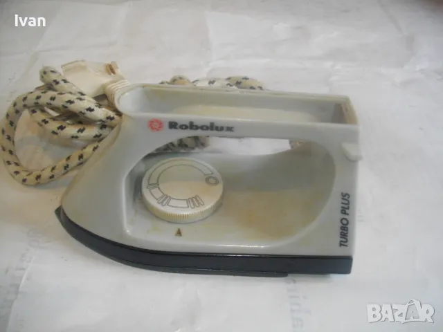 14см Х 6,5см МАЛКА ТУРИСТИЧЕСКА ЕЛЕКТРИЧЕСКА ЮТИЯ ОТЛИЧНА ROBOLUX ID300 TURBO PLUS, снимка 6 - Ютии - 48329119