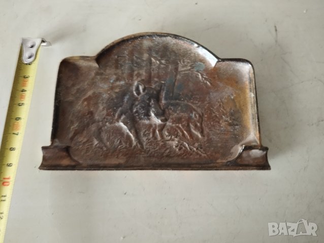 месингов пепелник, снимка 2 - Други ценни предмети - 41841188