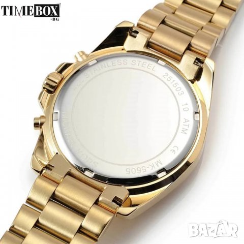 Michael Kors MK5605 Bradshaw Chronograph. Нов дамски часовник, снимка 6 - Дамски - 38810649
