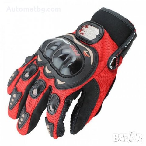 Мото ръкавици Automat, С протектори, XXL, MSC-01C, Черни, Червени, снимка 2 - Аксесоари и консумативи - 40141216