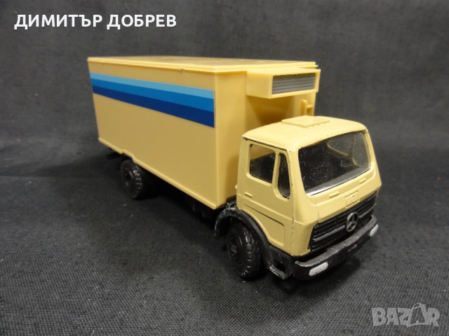 1/50 СТАРА РЕТРО МЕТАЛНА КОЛИЧКА МАЩАБЕН МОДЕЛ КАМИОН MERCEDES-BENZ CONRAD GERMANY, снимка 6 - Колекции - 51670409