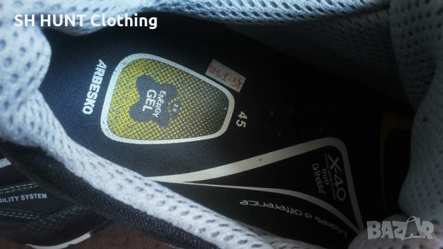 ARBESKO Leather Work Safetu Shoes размер EUR 45 работни обувки с бомбе естествена кожа WS1-37, снимка 16 - Други - 51991888