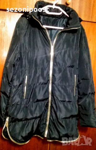 ❗❗🧥Дамско Чисто ново, красиво дълго Зимно яке с качулка!-Л,ХЛ 🧥❗❗, снимка 2 - Якета - 50056251